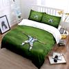 Soccer player on grass. Bedding sets Duvet cover sets Duvet covers Pillowcases(1 * Duvet Cover 2 * Pillowcases without duvet insert)