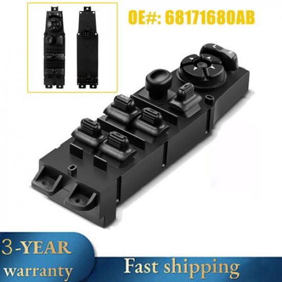 Front Left Window Switch 56049805AA for 2002-08 Dodge Ram 1500 & 2002-03 Durango