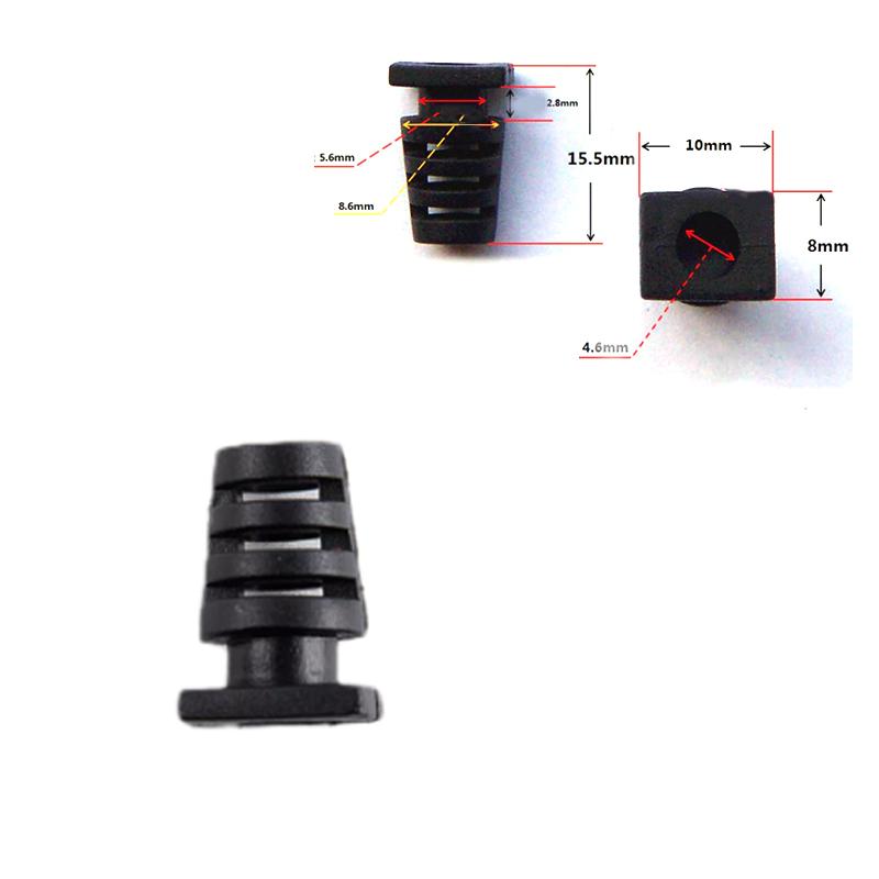 10 Pcs 4.6/5.2/6mm Cable Gland Connector Rubber Strain Relief Cord Boot Protector Wire Cable Sleeve Power Tool Cellphone Charger