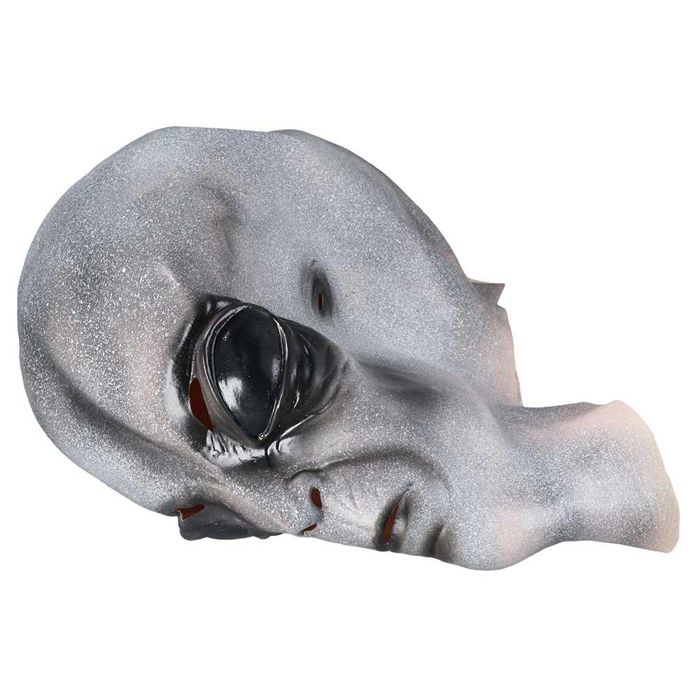 Scary UFO Alien Skull Mask Latex Alien Latex Helmet Kids Gift   Masquerade