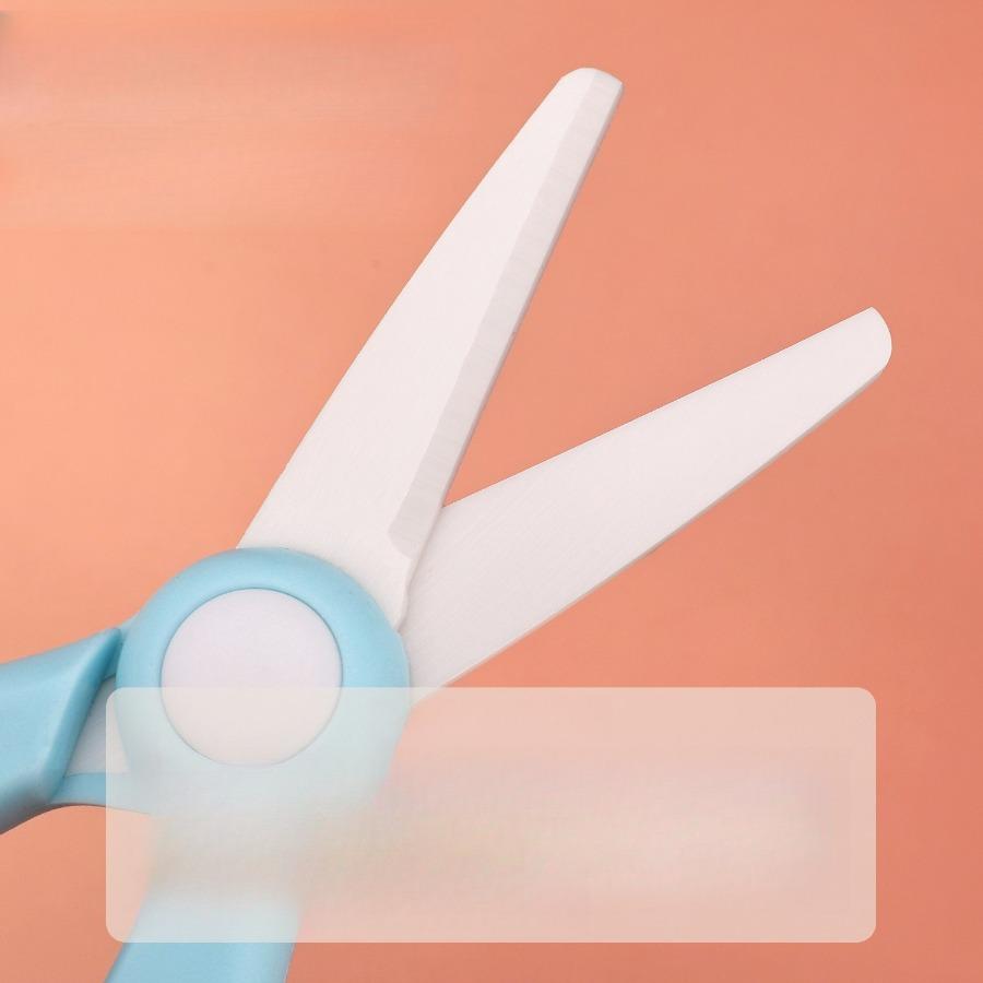 Kitchen multifunctional food scissors ceramic scissors for cutting vegetables and complementary foods small scissors5