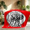 Custom Name Personalized Ajax Print Blanket, Home Decor, Bedroom, Sofa, Camping, Couch, Gifts for Birthday Christmas