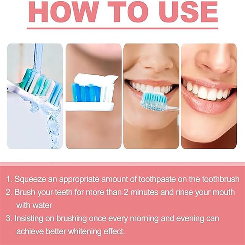SP-8 Probiotic Toothpaste Whiten Clean Teeth Remove Stains Oral Care Management Fresh Breath With Sodium Saccharin Lactobacillus