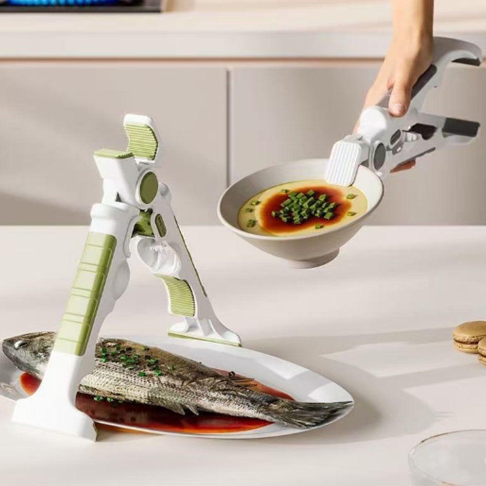Non-Slip Anti Scalding Clip Heat-Resistant 4 in1 Clamp Hot Bowl Gripper Gripper Design Multifunctional Anti-hot Bowl Plate Clips