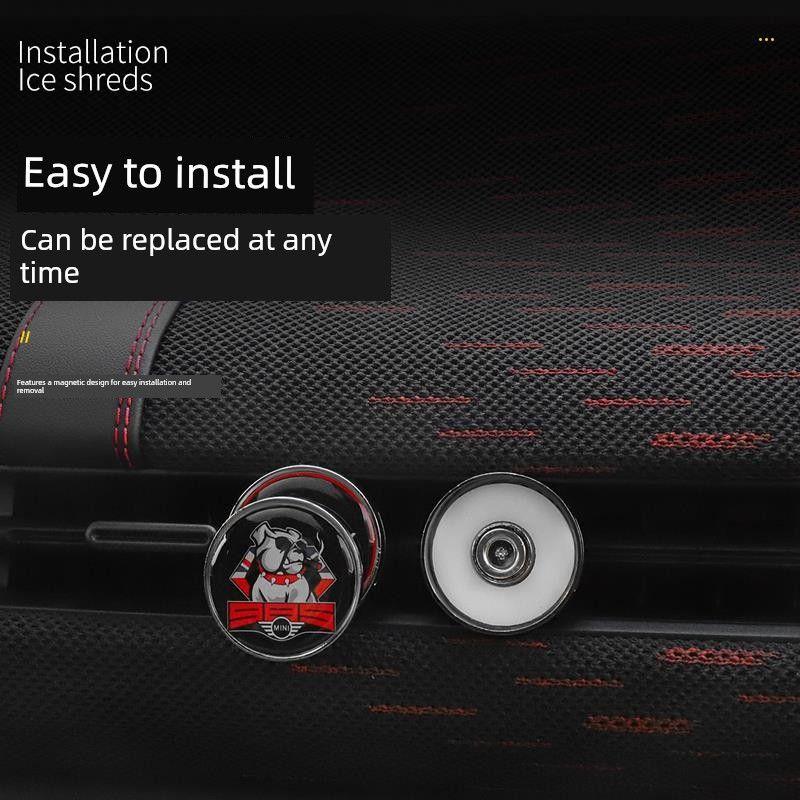 2024 New Model Bmw Mini Car Interior High-End Decorations Fragrance Car Air Freshener Vent Perfume Diffuser Stone