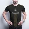 Новая персонализированная футболка с изображением кролика из мультфильма для мужчин с короткими рукавами в уличном стиле и быстросохнущей тканью.