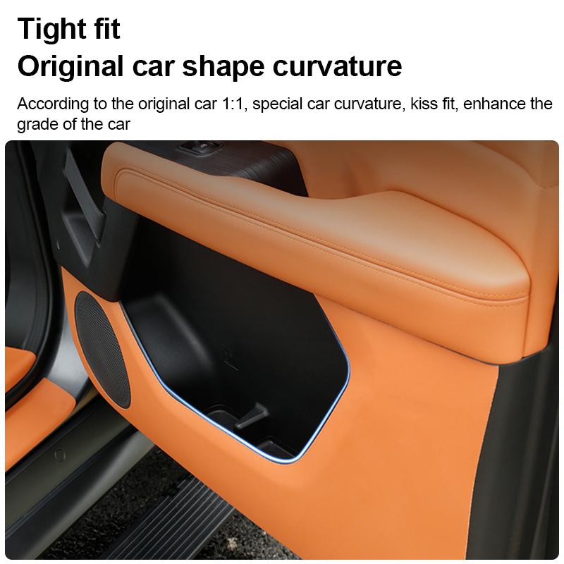 For Leapmotor C10 2024 2025 2026 Car Door Leather Anti Kick Film Pad Interior Side Dustproof Edge Protector Sticker Accessories