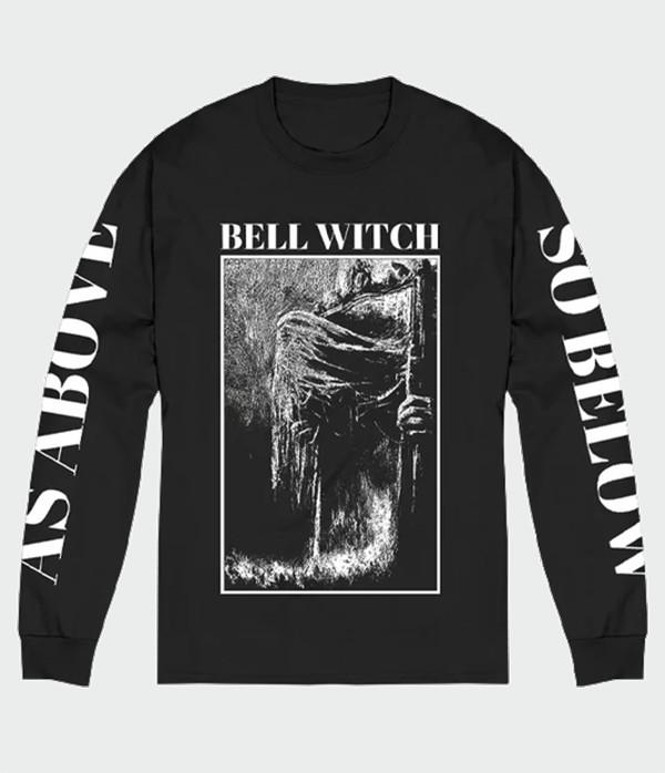 Как вверху, так и внизу Футболка с принтом группы Bell Witch Черная Унисекс S-5XL ND1584