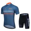 Men Women Cycling Jersey Shorts Set Breathable Mesh Road Bike Outfit Fitness Outdoor Riding