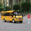 1/32 школьный автобус, игрушки для малышей, 9-дюймовые откидные желтые игрушечные автобусы, литые под давлением машинки со звуками, подсветкой и открытыми дверями, день рождения для мальчиков, девочек, детей