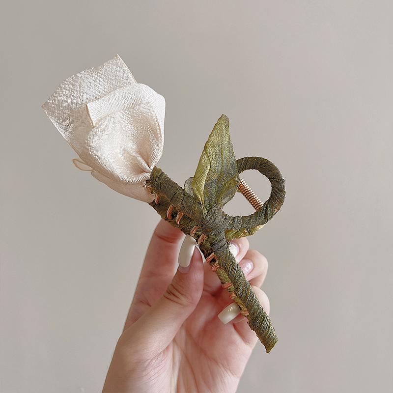 1 шт. Зажим-тюльпан для женщин, Высокое качество, Большая заколка для волос Новый стиль, Зажим-акула для волос на затылок, Заколка для волос, Головной убор