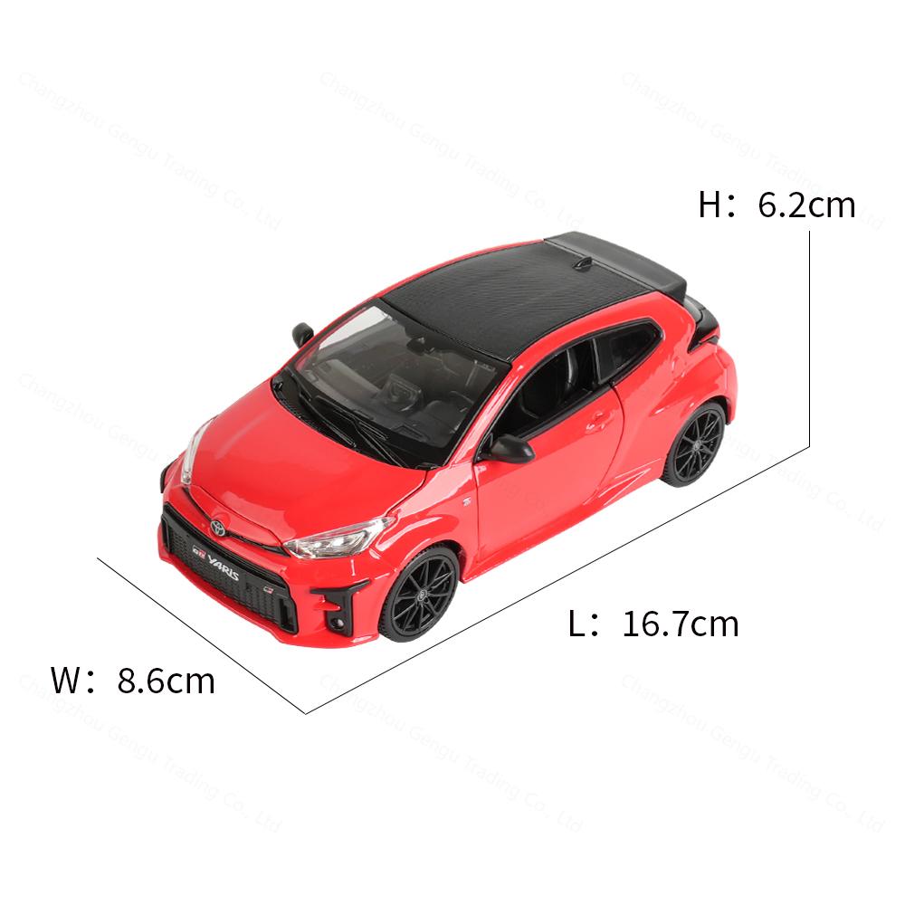 lbrnv3 Maisto 1:24 Toyota GR yaris Static Die Cast Vehicles Collectible Model Car Toys