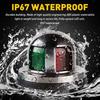 2 in 1 16LED Navigation Bow Light For Marine Yacht Boat Pontoon 12V Red Green