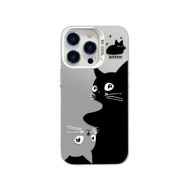 Подходит для простого милого кота IPhone14ProMax Apple 13i чехол для мобильного телефона 12 противоударный 15XRXS партия 16