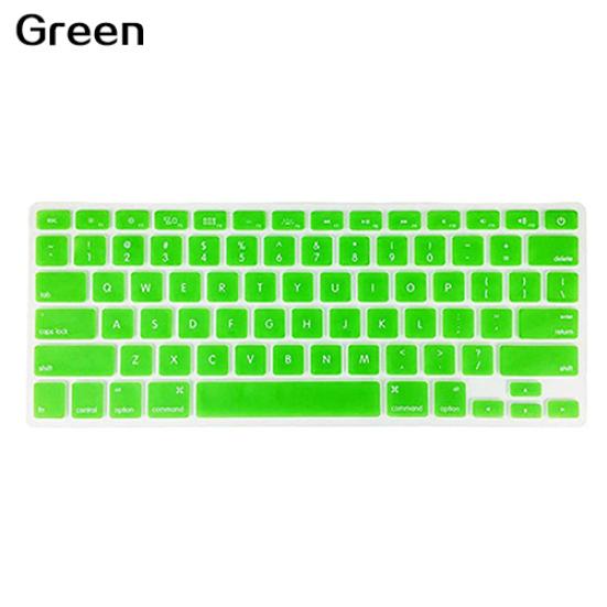 Красочный мягкий силиконовый чехол на клавиатуру для ноутбука Apple Macbook Air Pro, американская версия