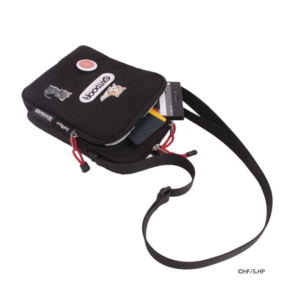 Shoulder Bag Mini Shoulder Bag ODHQ01 Black [Outdoor Products] Haikyu!!