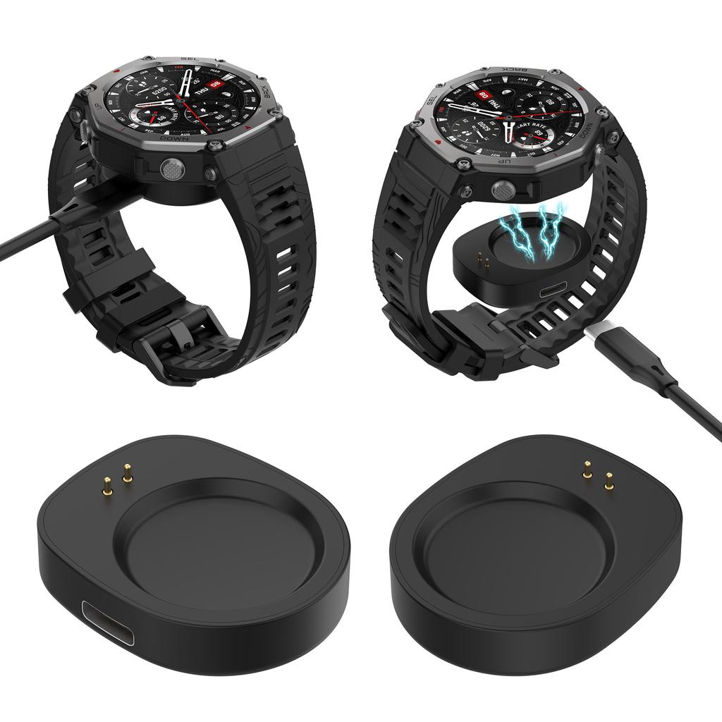 Адаптер зарядного устройства для Amazfit Balance A2286/ T-Rex 3 A2322 Зарядная док-станция Магнитный преобразователь Аксессуары для смарт-часов