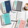 A5 Academic Planner Book Spiral Binding Planner Book Portable Agenda Notebook  Students