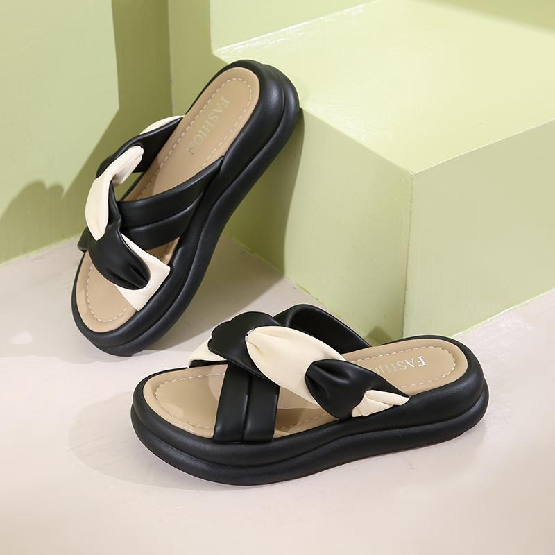 CRLAYDK 2024 женские мягкие кожаные сандалии на платформе пляжные удобные открытые шлепанцы повседневные прогулочные летние туфли для путешествий