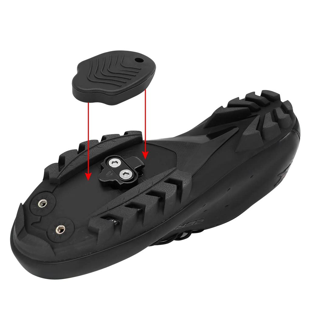 Thinvik Bicycle Cleat Cover Compatible with Shimano SPD Cleats, Rubber