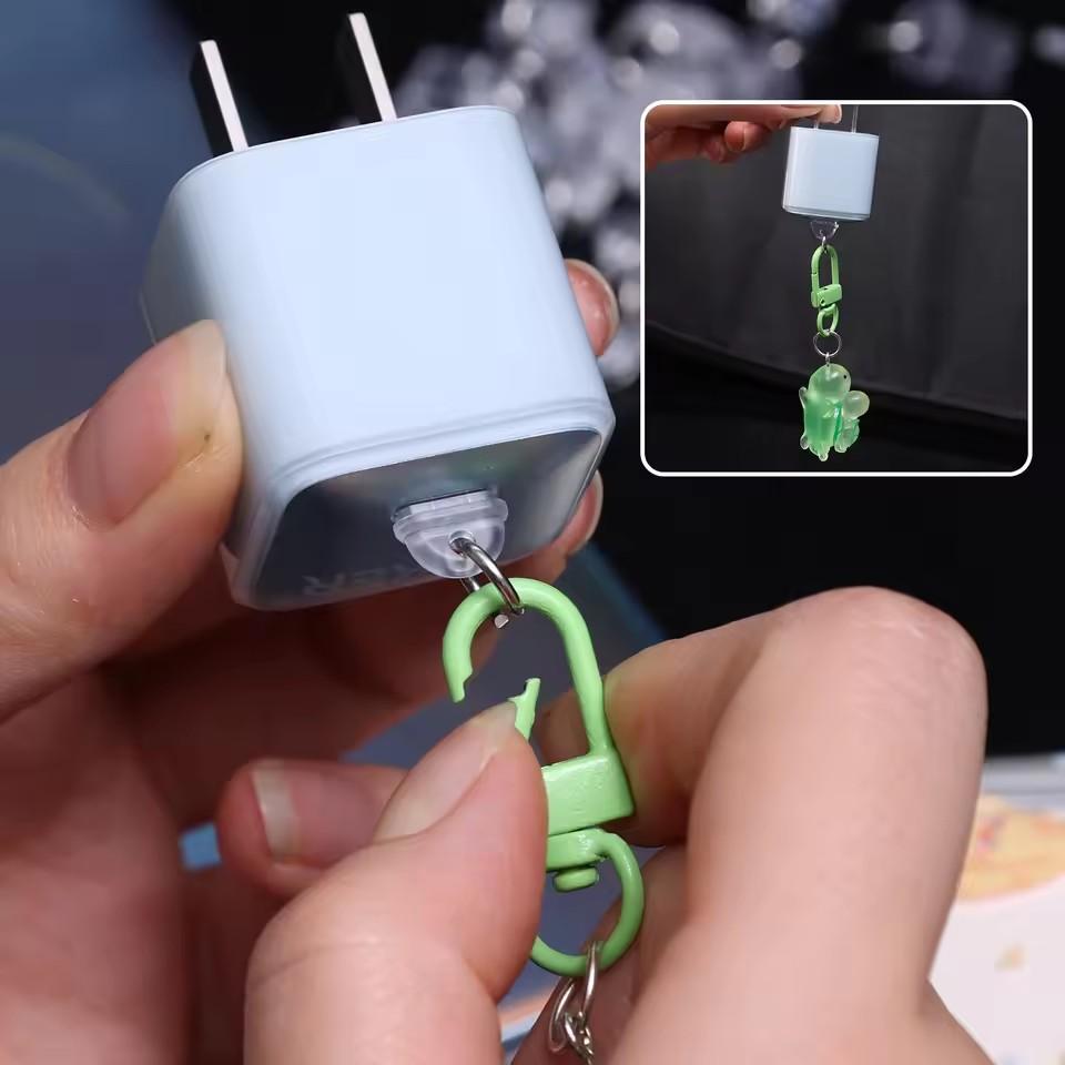Прозрачная заглушка от пыли для DIY, для портов зарядки мобильных телефонов IOS/Type C/Micro, защитный колпачок для iPhone 16 15 Samsung, стопор