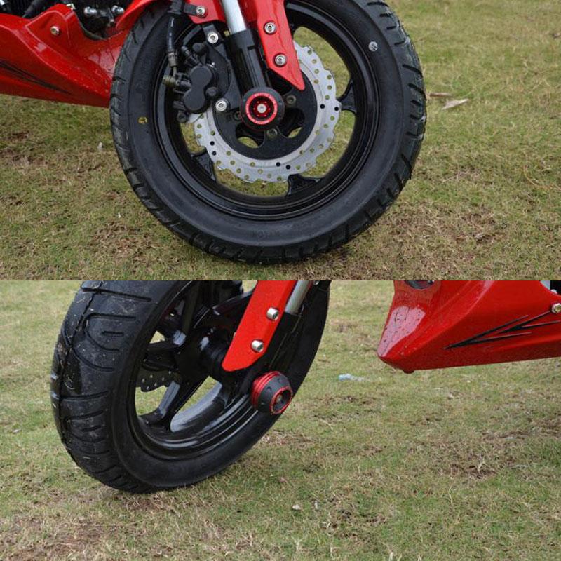 1/2 шт., защитная накладка на колесо мотоцикла, защитная накладка на шину для мотокросса, слайдер для рамы цветного мотооборудования, аксессуары