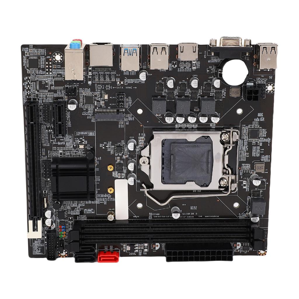 Компьютерная материнская плата B75 для LGA 1155 2x8 ГБ памяти DDR3 Игровая материнская плата M.2 Nvme NGFF ATA3.0 PCI E для Core I3 I5 I7
