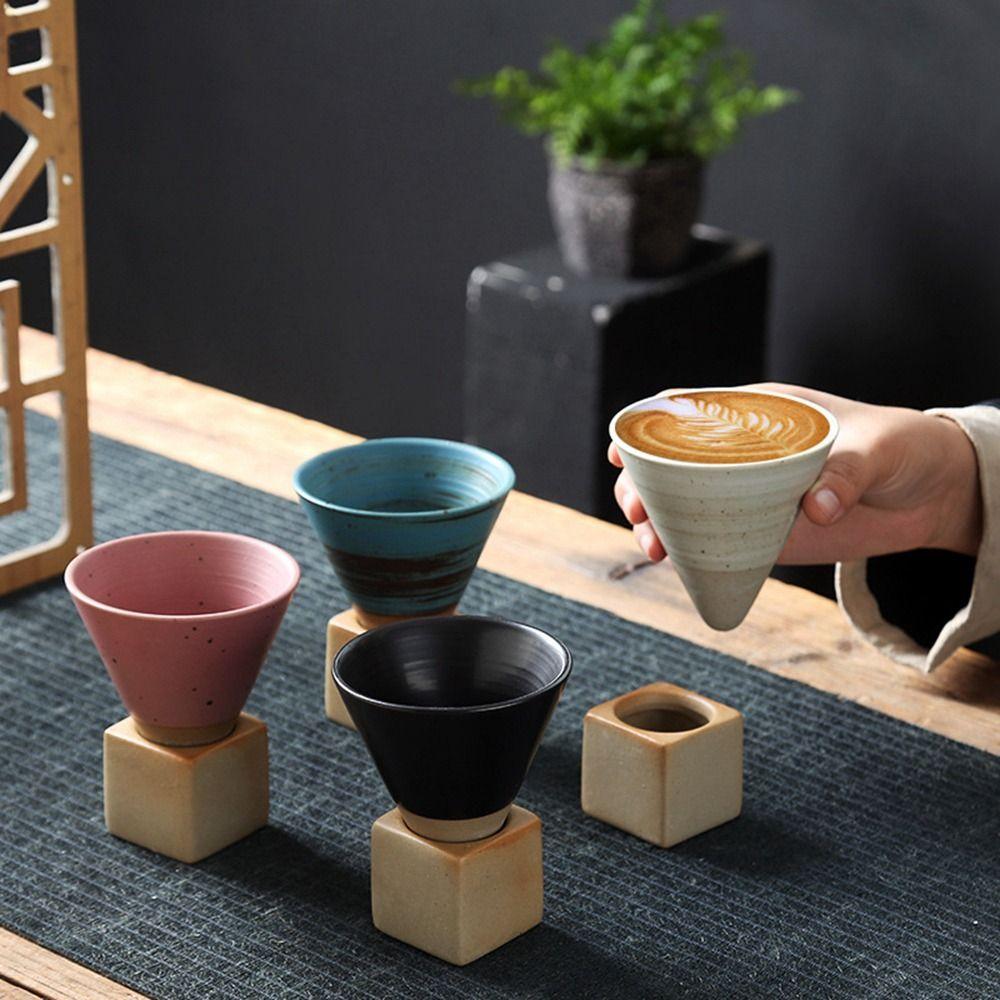 Creative Porcelain Ceramic Pottery Retro Coffee Mug Drinkware Tea Cup Cappuccino Latte Espresso