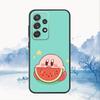Игровой Мультяшный Милый K-Kirby Чехол для Телефона Для Samsung S25,S24,S21,S22,S23,S30,Ultra,S20,Plus,Fe,Lite,Note,10,9,5G Черный Чехол
