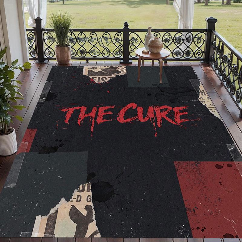 Soft Floor Carpet The Cure Pattern Area Rug Decorative Mat For Home Room Decoration
