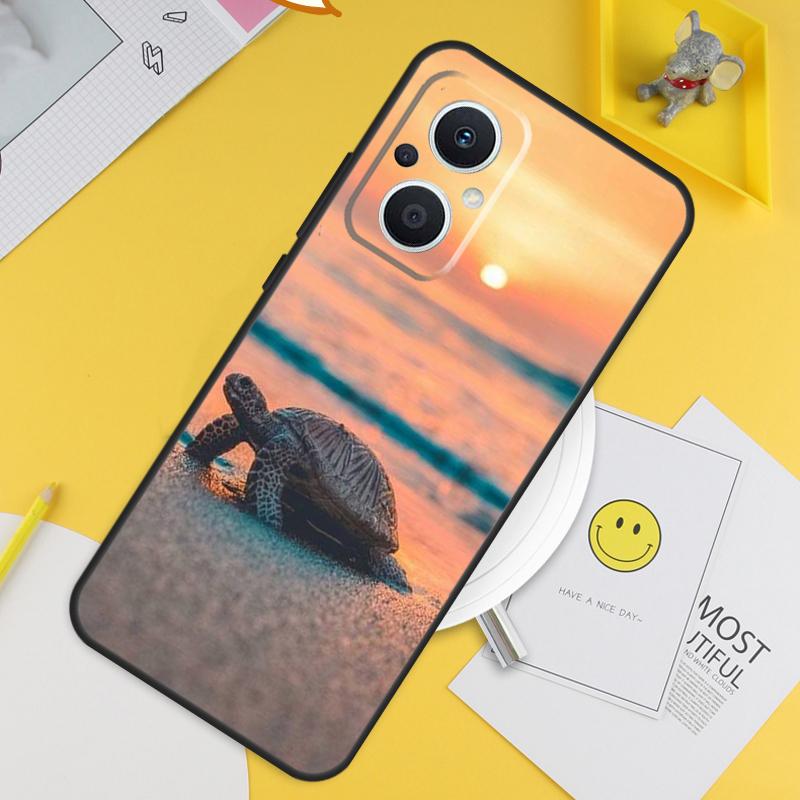 Морская черепаха Океан Для OPPO Reno 14 12 11 10 13 Pro 8T 11F 12F 13F 14F 7 8 Lite OPPO Find X9 X8 X6 X5 Pro Чехол