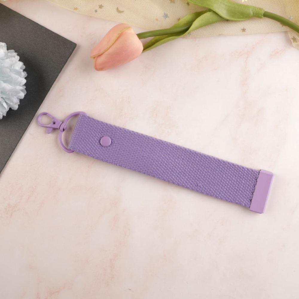 Простой брелок-шнурок, универсальный, сделай сам, холщовый ремешок, держатель для ключей, брелок из ленты, веревка, вышитое имя