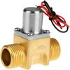 Brass Electromagnetic Valve 1/2" Pulse Valve Solenoid Valve Liquid Water, Air