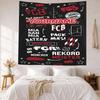 Fc Bayern Mnchen Custom Your Name Wall Decor Tapestry Art For Pet Memorial Birthdaywedding Party Backdrop Family Gift