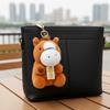 Cartoon Horse Year Key Ring Soft Stuffed Animal Keyring Zodiac Pony Figurine Year of Horse