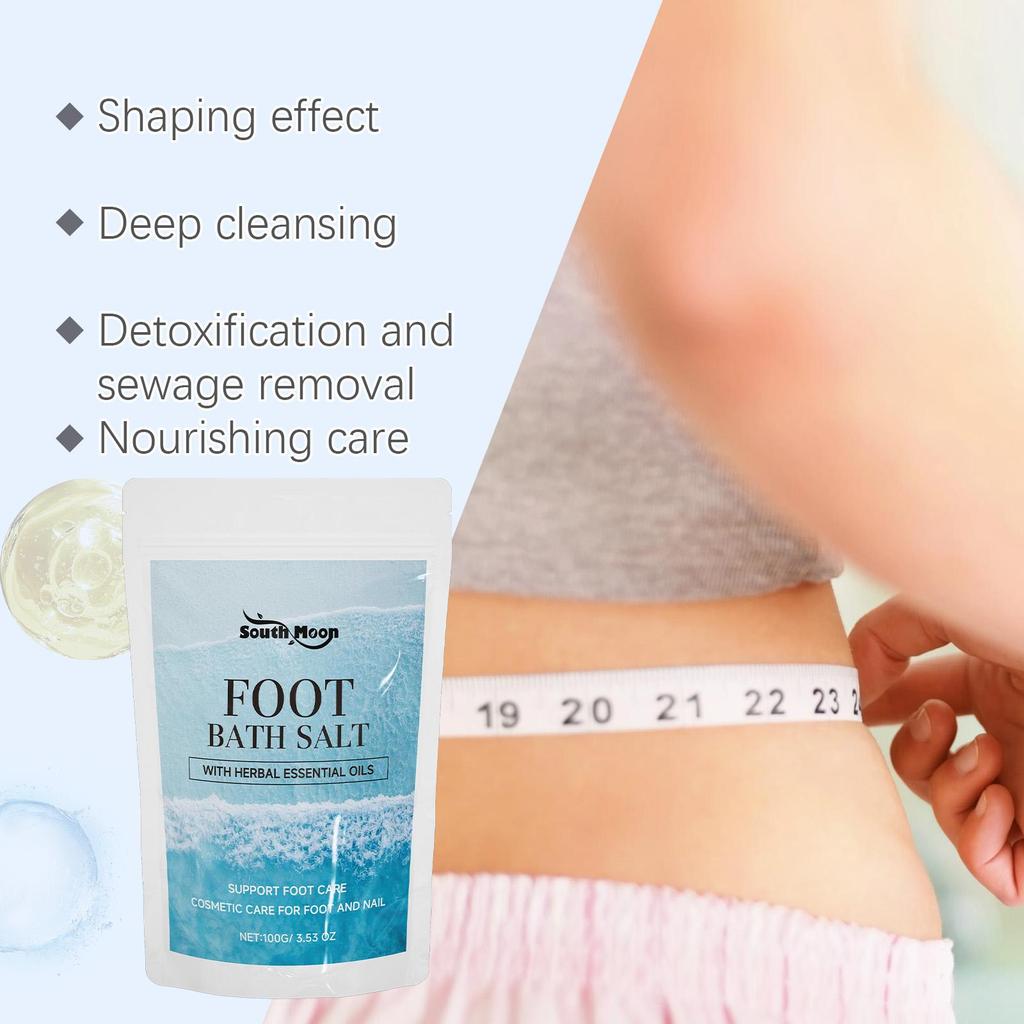 South Moon Slimming Essential Oil Foot Bath SaltBody Contouring Foot Bath SaltGentle Foot Bath Salt