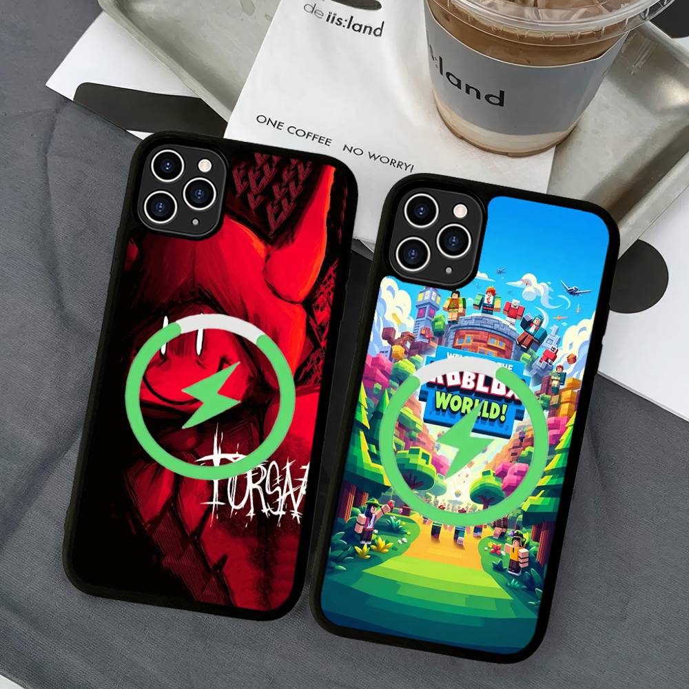 Игра R-Roblox-ES Магнитный Для Чехла Телефона Для IPhone 17 Air 16 Pro Max 15 14 13 12 11 Защитная Крышка