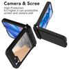 Подходит для чехла для мобильного телефона Samsung ZFlip6, защитный чехол из ПК с полным покрытием для складного экрана, раздельный верхний и нижний