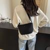 2025 Summer New Korean Version Simple Messenger Small Bag Women's Oxford Cloth Shoulder Bag Harajuku Casual Bucket Bag