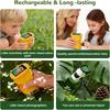 Portable Pocket Microscope 2 Inch IPS Screen Kids Microscope  Laboratory
