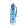 800ML Sports Water Bottle Bow Flower Printed Water Cup Trendy Straw Cup  Gym