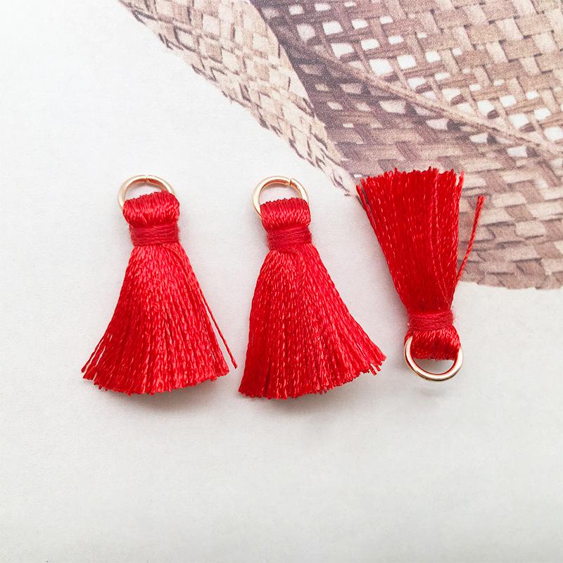 Multicolor Handmade Tassel Earrings & Keychain Bag Pendant