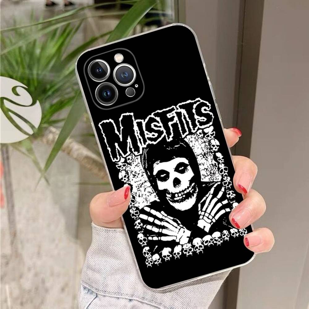 The Misfits Гленн Данциг Для iPhone 17 16 15 11 12 13 14 Pro Max Мягкий ТПУ Силиконовый Задний Чехол Прозрачный Чехол