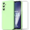 Shockproof Case - Booling - for Samsung Galaxy A25 5G - Ultra Thin Silicone - Shockproof - Green