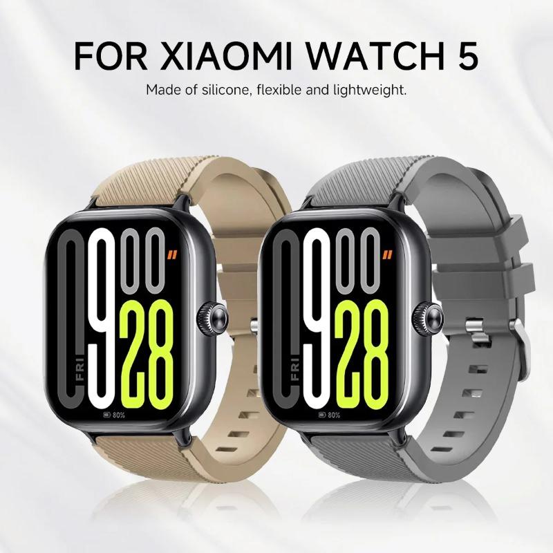 Силиконовый ремешок для xiaomi Redmi Watch 4/5/6, аксессуары для ремешка, спортивный сменный ремешок-браслет для Xiaomi Band 8 pro/9 pro