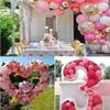 Guirlande de Ballon Rose Décorations de Fête pour Anniversaire Mariage