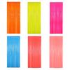 Metallic Tinsel Foil Fringe Curtains Colorful Iridescent Tinsel Streamer Backdrop Decor