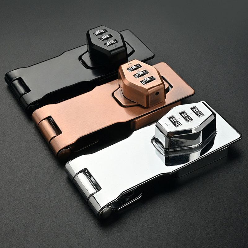 Mechanical Password Lock Household Password Lock Rotary Hasp Locks Keyless for Garden Interior Mailbox Bathroom Pet Doors