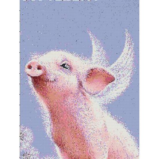 Huacan Алмазная картина вышивка крестиком Свинья 5D DIY Алмазная вышивка Мозаика Наборы страз животные