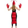Crayfish Cosplay Costume Creative Cartoon-style Red Headpiece Glove Pliers And Tail Cute Outfit Fun Hat Halloween Party Props